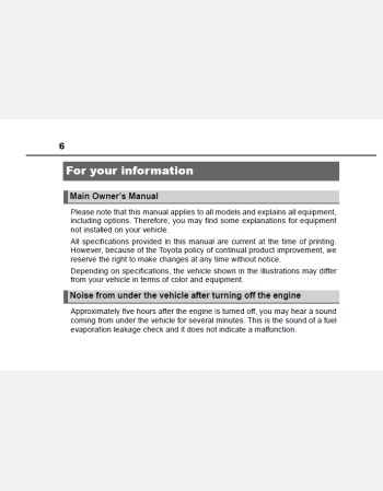 toyota c-hr 2021 owners manual